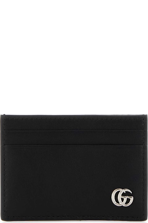 Gucci Black Leather Card Holder