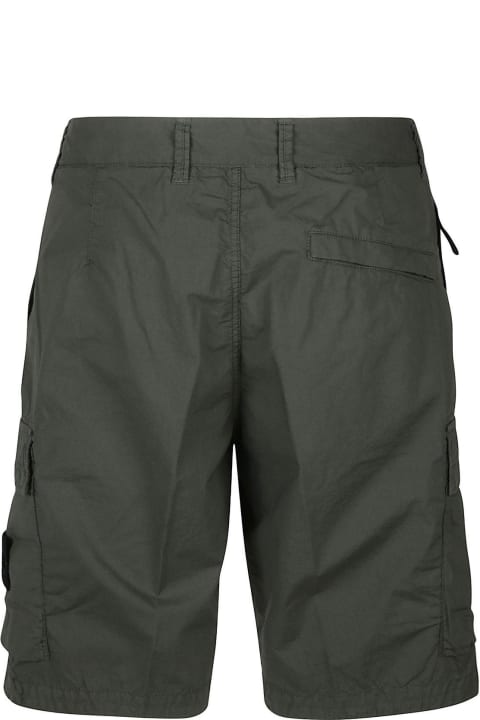Stone Island Pants for Men Stone Island Logo Badge Cargo Shorts