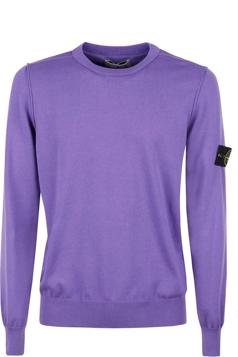 Stone Island for Men Stone Island Compass Patch Jumper