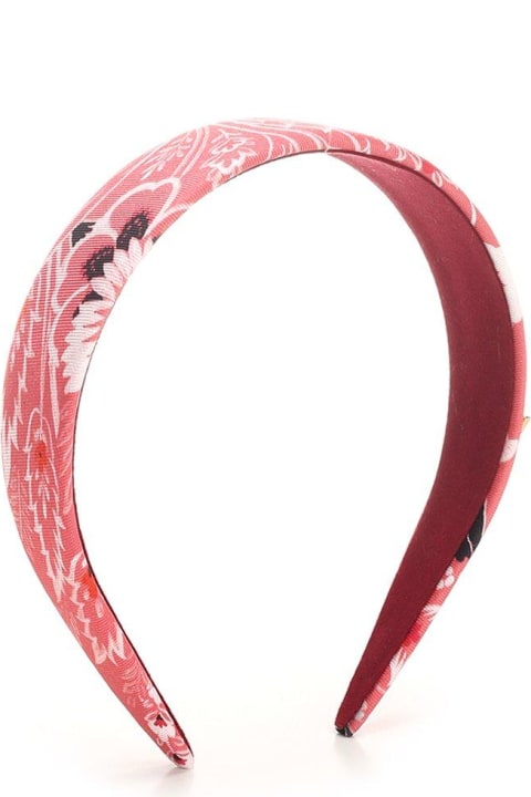 Accessories for Women Etro Pegaso Plaque Floral Printed Hairband
