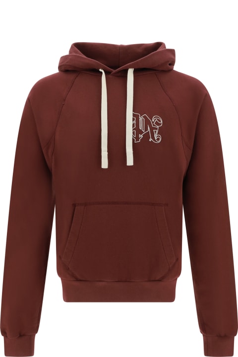 Palm Angels Fleeces & Tracksuits for Men Palm Angels Monogram Hoodie