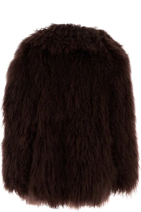 Salvatore Santoro for Men Salvatore Santoro Brown Fur Coat