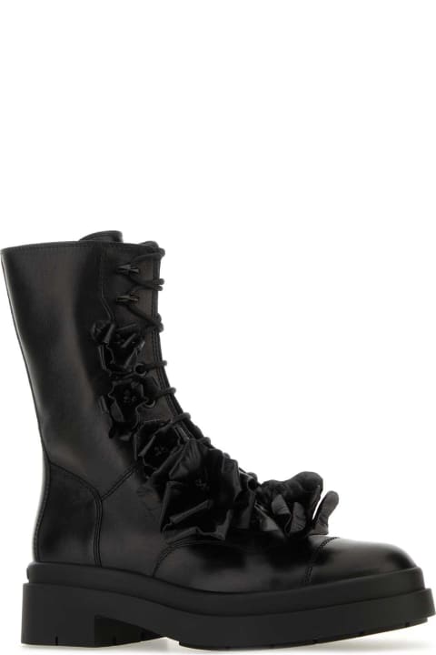 ウィメンズ Jimmy Chooのブーツ Jimmy Choo Black Nappa Leather Nari Ankle Boots