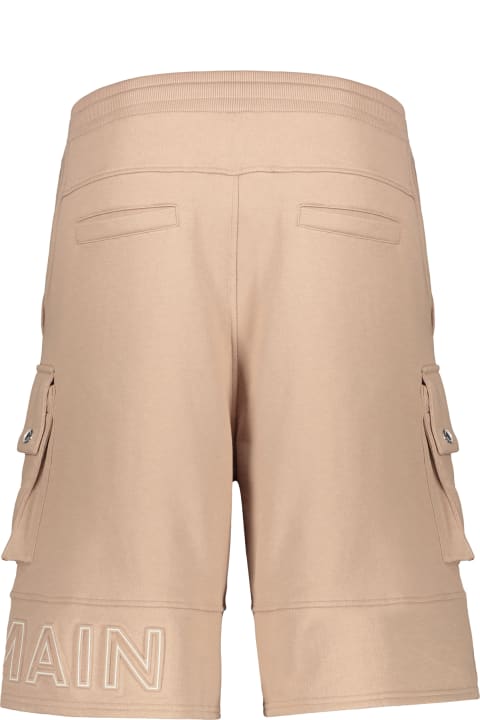 Balmain Pants for Men Balmain Cotton Bermuda Shorts