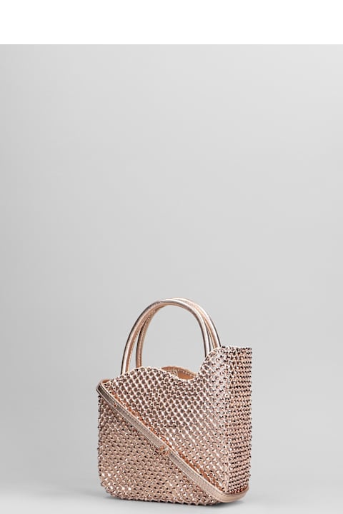 Homeware Le Silla Gilda Mini Shoulder Bag In Copper Leather