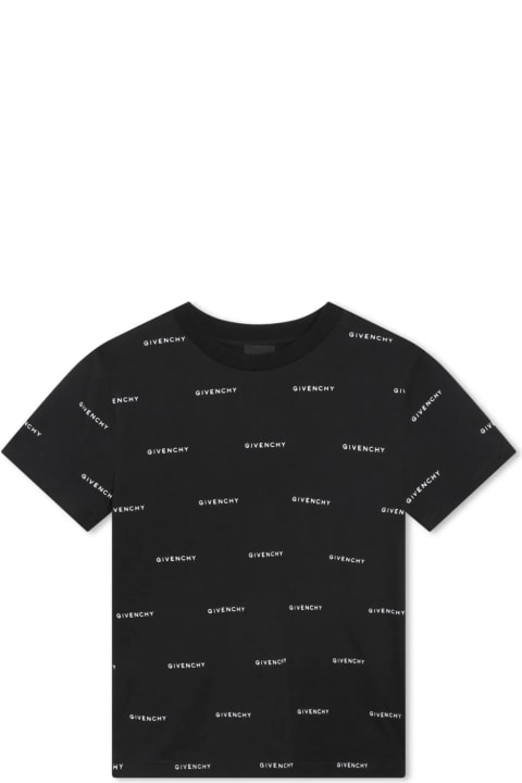 Givenchy Sale for Kids Givenchy Givenchy Kids T-shirts And Polos Black