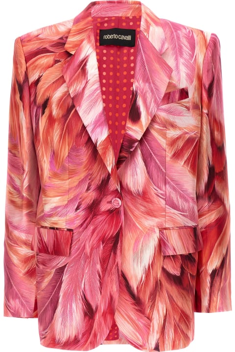 Roberto Cavalli Coats & Jackets for Women Roberto Cavalli 'plumage' Blazer