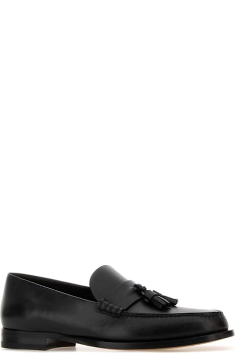 Homeware The Row Black Leather Novus Loafers