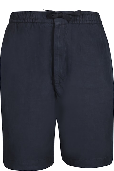 Officine Générale Clothing for Men Officine Générale Dark Blue Bermuda Shorts