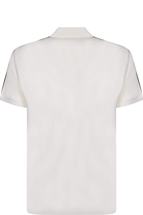 Emporio Armani Topwear for Men Emporio Armani Contrasting Details White Polo Shirt