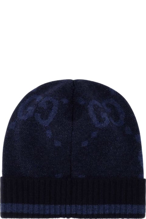 Gucci Hats for Women Gucci Embroidered Cashmere Beanie Hat