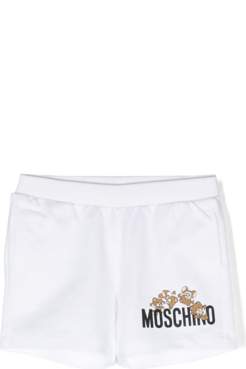 Bottoms for Baby Girls Moschino Shorts Con Stampa Teddy Bear