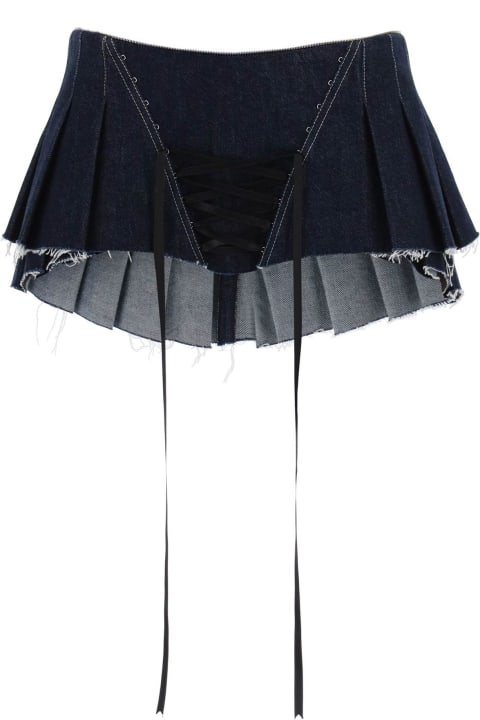 Dilara Findikoglu Clothing for Women Dilara Findikoglu Micro Pleated Skirt With Corset