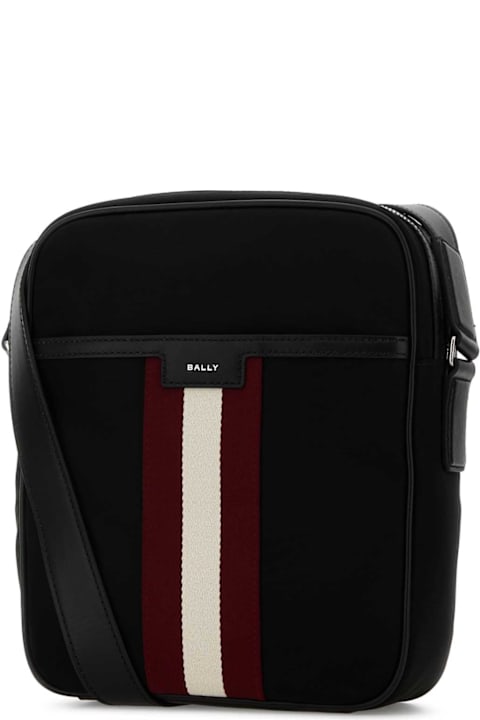 Bally Bags for Men Bally Black Canvas Crossbody Bag