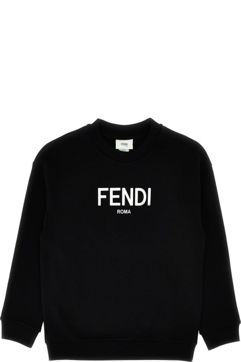 Fendiのガールズ Fendi Fendi Kids Sweaters Black