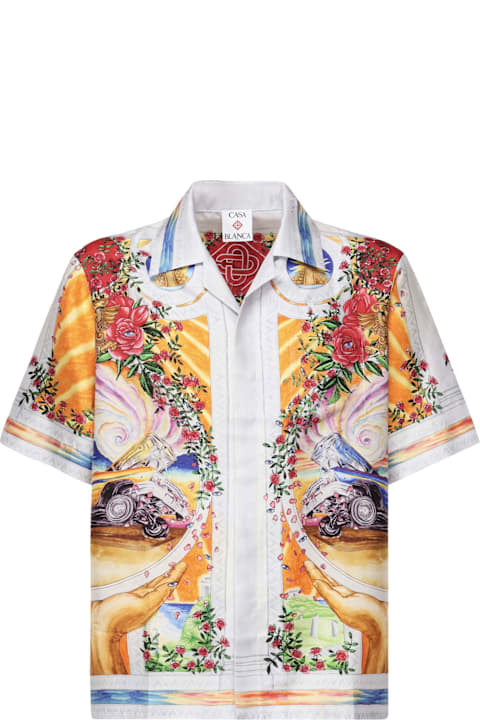 Casablanca for Men Casablanca La Tornade De Rose Shirt