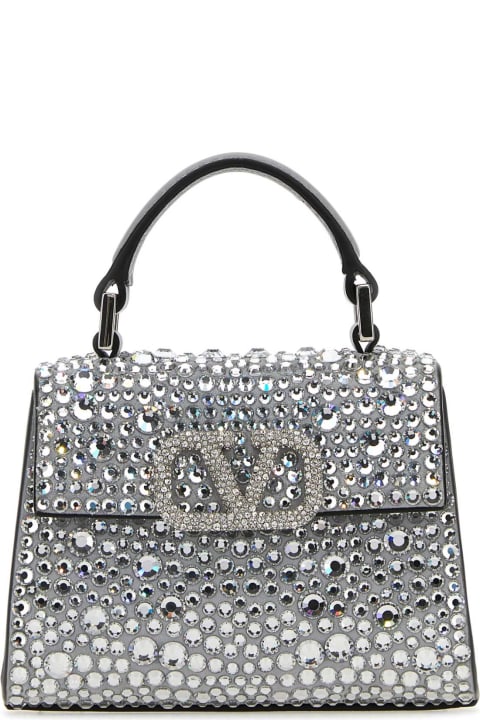 Bags Sale for Women Valentino Garavani Embellished Leather Micro Vsling Handbag