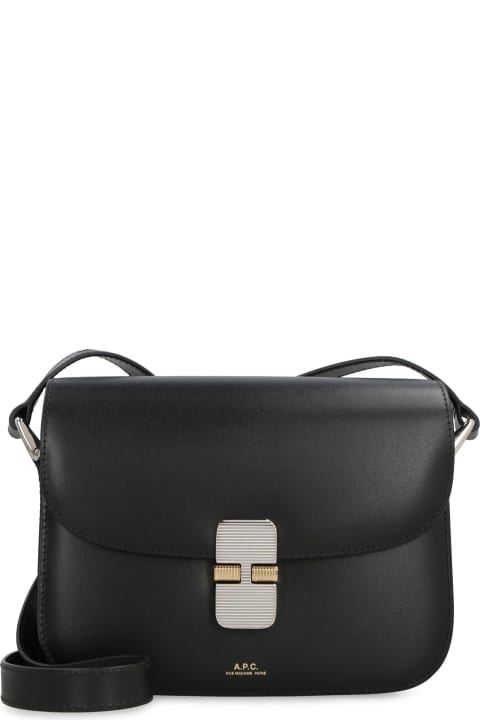 Shoulder Bags for Women A.P.C. Grace Leather Crossbody Bag