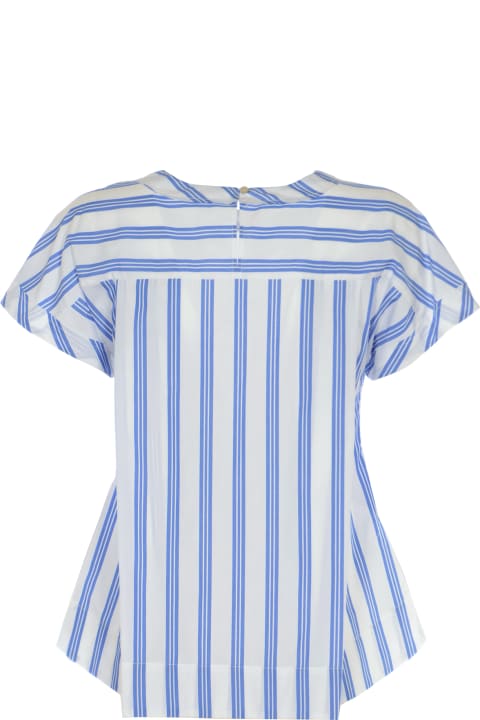Patched Pocket Striped Top