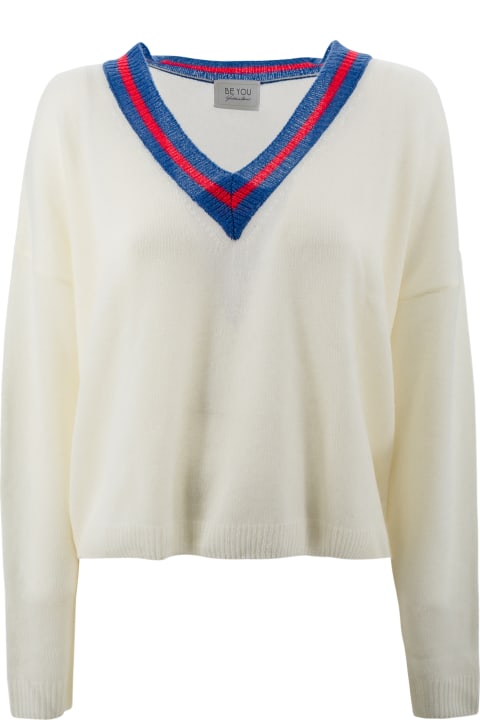 Be You Sweaters for Women Be You Tennis V-neck Sweater