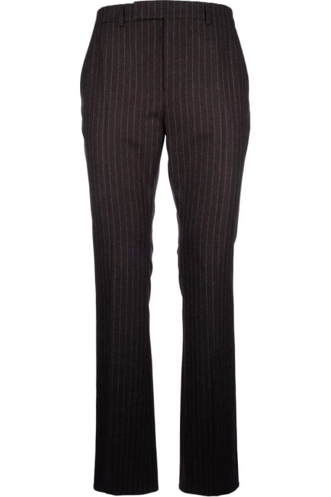 Pinstripe Flared Trousers
