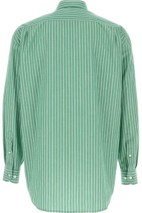 The Row Men The Row Embroidered Cotto Shirt