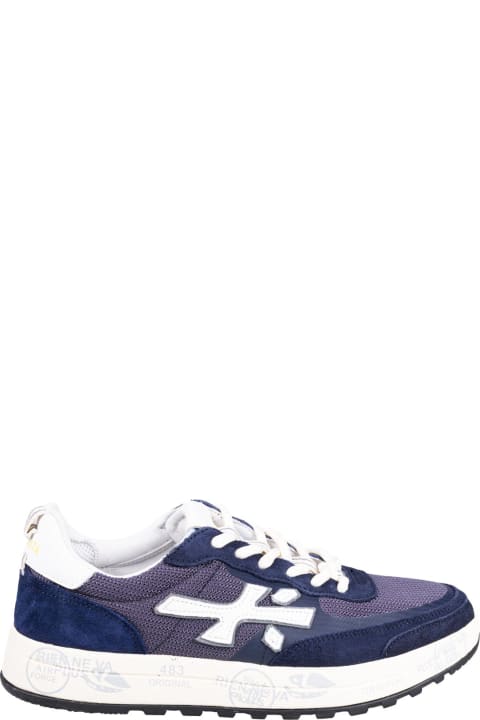 Sneakers for Men Premiata Premiata Flat Shoes Blue