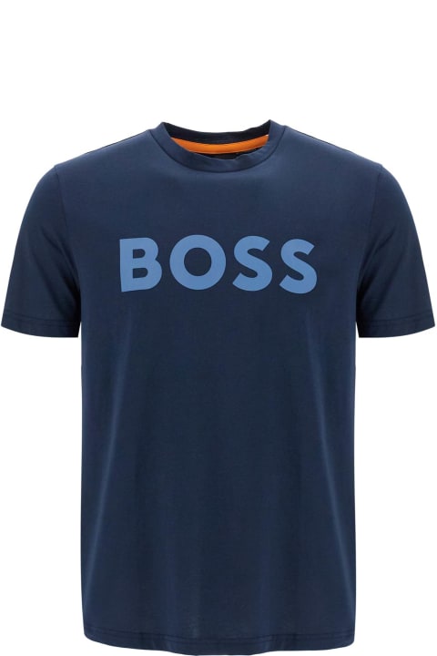 Hugo Boss Topwear for Men Hugo Boss Logo Print T-shirt