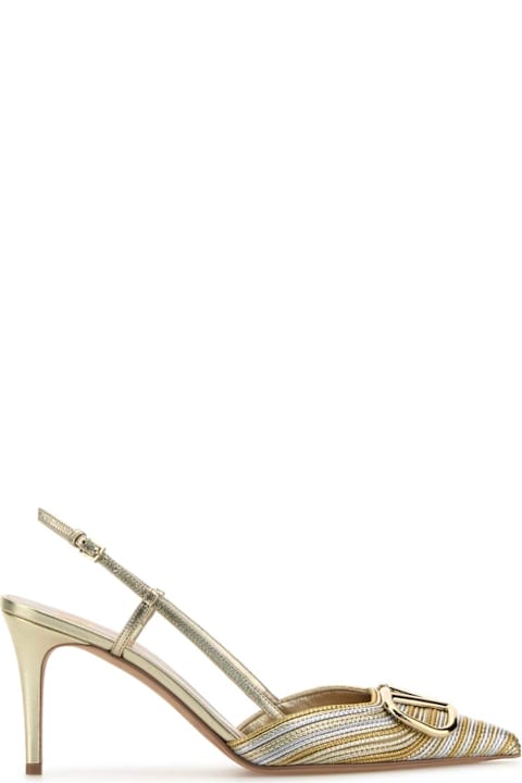 High-Heeled Shoes for Women Valentino Garavani Multicolor Nappa Leather Vlogo Signature Pumps