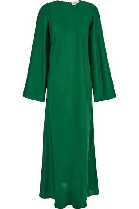 Róhe Dresses for Women Róhe Minimal Wide Sleeved Silk Dress