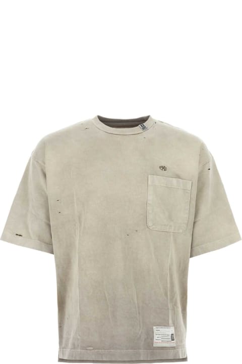 Trending Designers for Men Mihara Yasuhiro Beige Cotton T-shirt