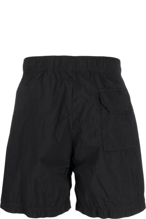 Ten C Swimwear for Men Ten C Black Swim Trunks With Concealed Fastening In Nylon Man