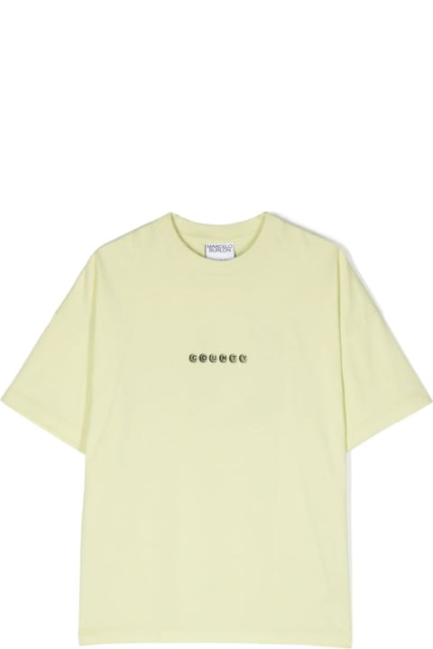 ガールズ Marcelo BurlonのTシャツ＆ポロシャツ Marcelo Burlon Cotton T-shirt With Logo Print