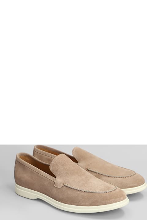 Tagliatore 0205 لـ Men Tagliatore 0205 Simon Pe Loafers In Taupe Suede