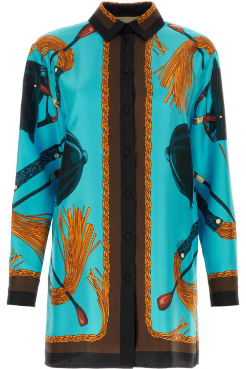 Clothing for Women Gucci Printed Twill Shirt