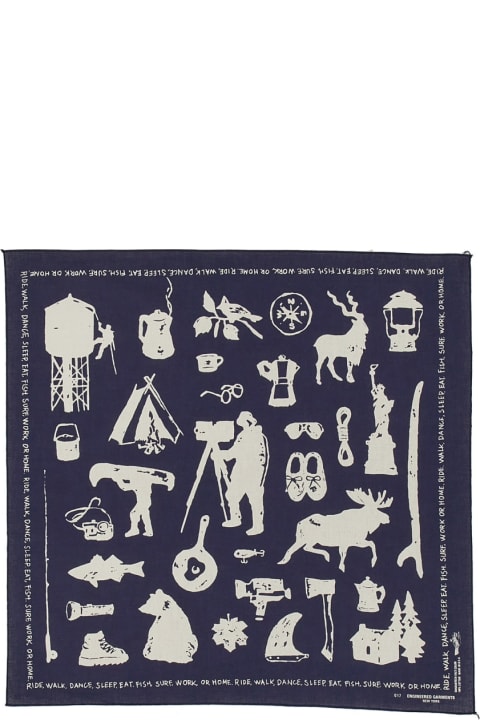 Accessories for Men Engineered Garments Bandana With Print