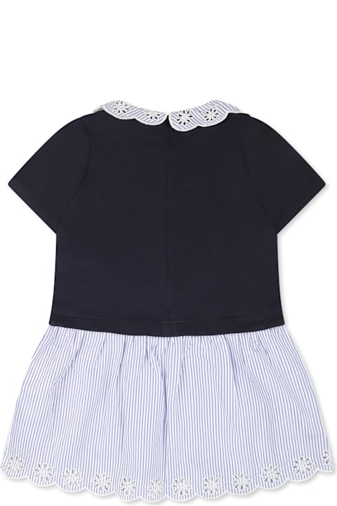 Sale for Baby Girls Chloé Blue Dress For Baby Girl With Logo