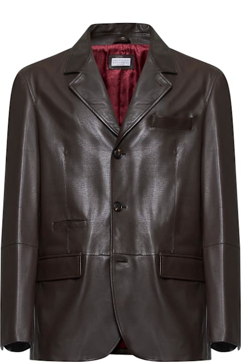 Brunello Cucinelli معاطف وجواكت لـ القسم الرجالي Brunello Cucinelli Blazer