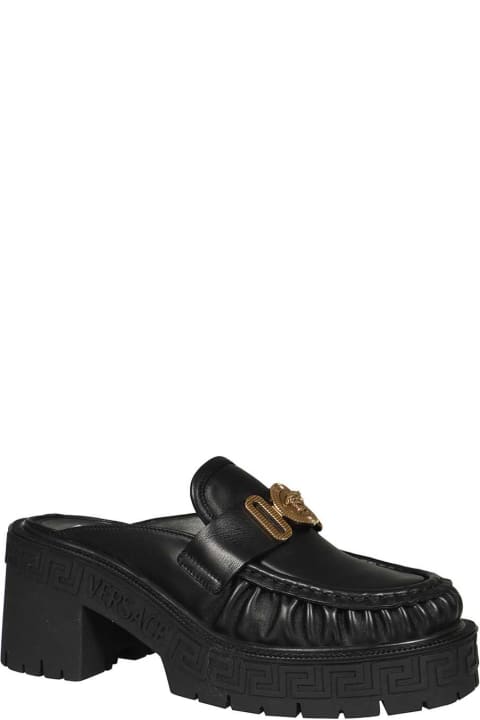 Versace Sandals for Women Versace Leather Mules