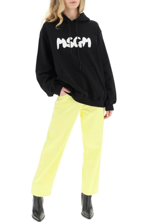 Fleeces & Tracksuits for Women MSGM Logo Hoodie