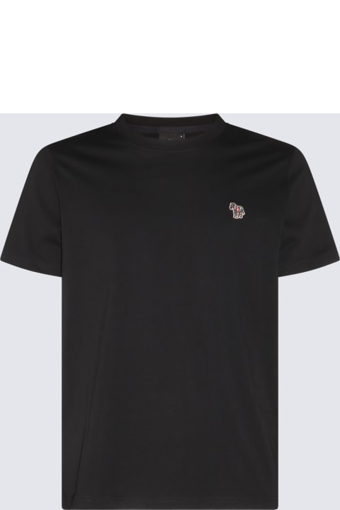 Fashion for Men PS by Paul Smith Black Cotton T-shirt