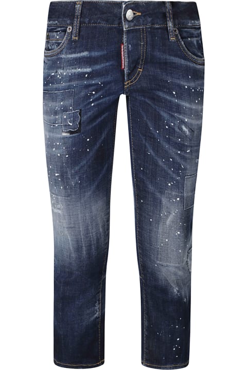 Jeans for Women Dsquared2 Fitted Cropped Jeans