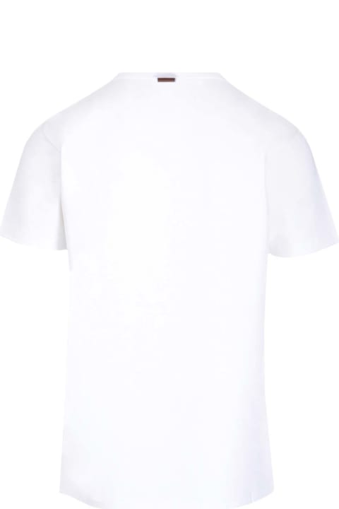 メンズ Zegnaのトップス Zegna T-shirt With Mini Logo