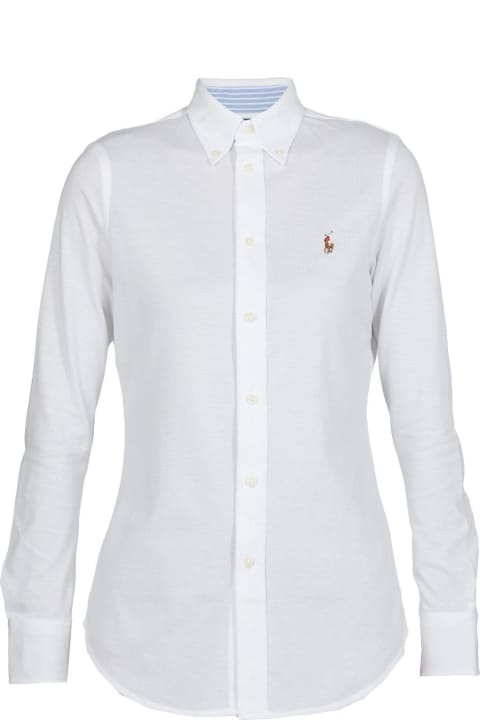 Logo Embroidered Buttoned Shirt