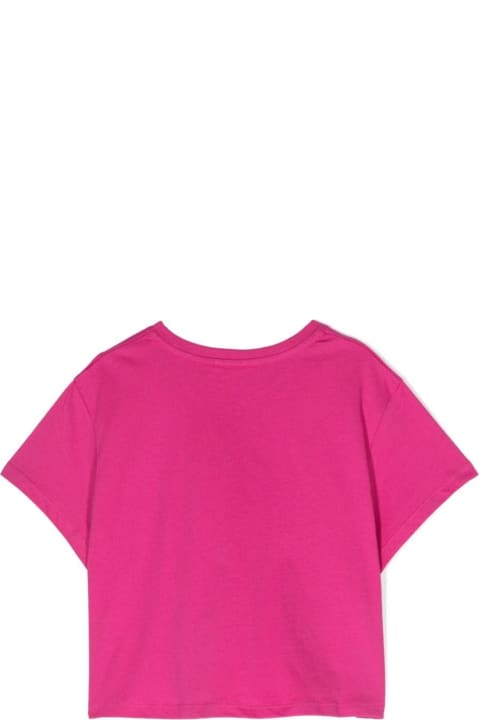 T-Shirts & Polo Shirts for Girls Chloé Fuchsia T-shirt With Logo
