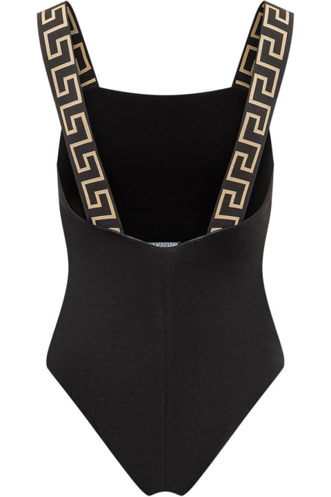 ملابس سباحة لـ السيدات Versace Sleeveless One-piece Swimsuit