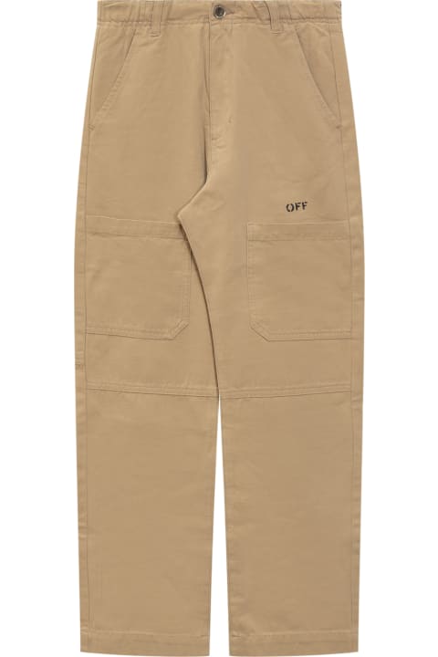 Fashion for Boys Off-White Worker Pants