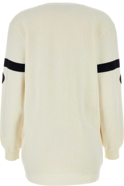 Gucci Sweaters for Women Gucci Ivory Wool Blend Cardigan