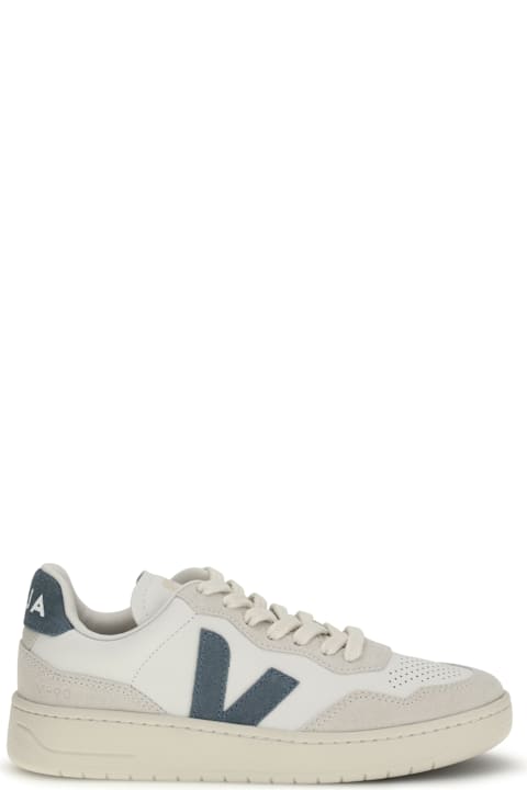 Veja V-90 Organic Leather Sneakers