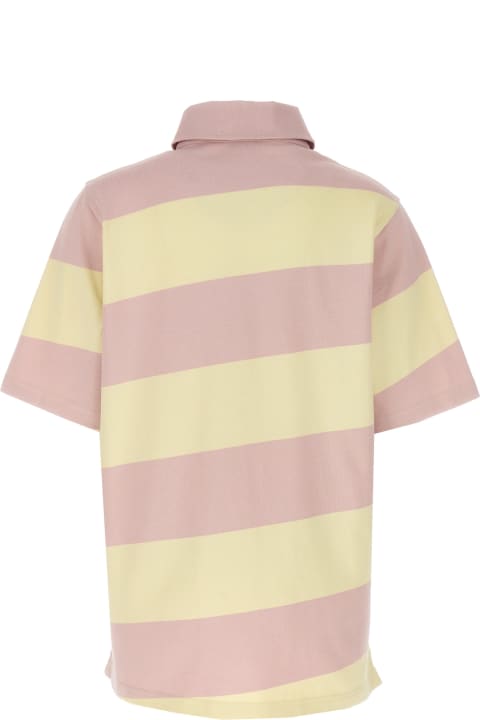 ウィメンズ トップス Burberry Logo Striped Polo Shirt
